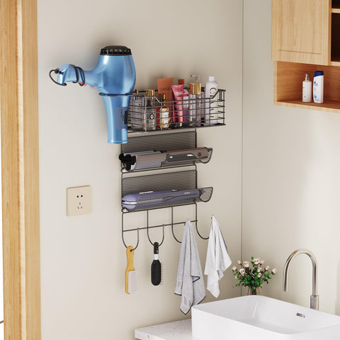 VITVITI 3-tier shelf storing curling irons and straighteners
