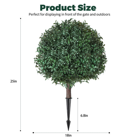VivaPeak easy-installation with stakes and spread branches for instant fullness.