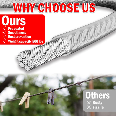 VIVBOO retractors keep the line taut for efficient drying.