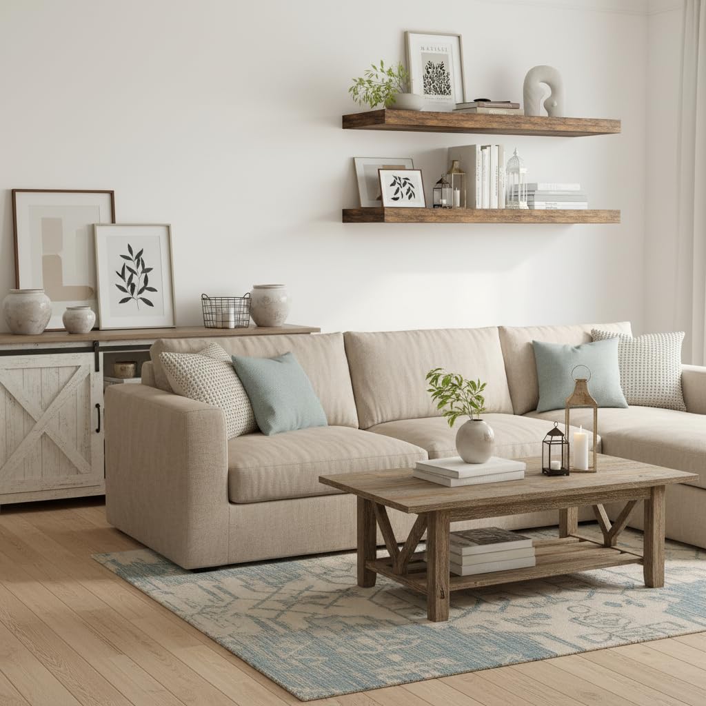 Vivelove shelving kit with easy installation hardware for quick mounting