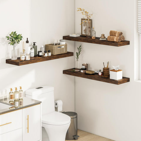 Vivelove set of two shelves maximizes wall space in any room