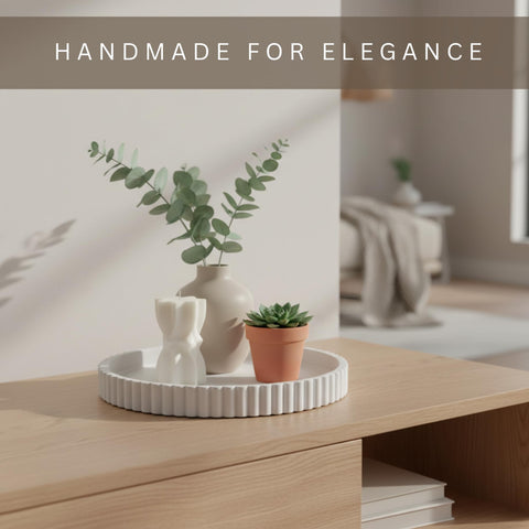 Vivere Home dresser decor tray adds a refined touch to bedrooms.