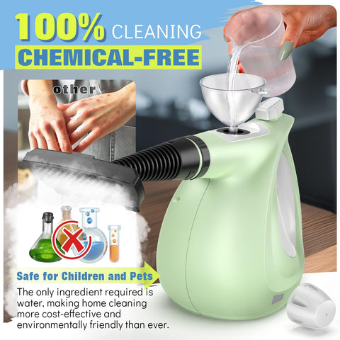 Vivibyan quick-heat system delivers steam in minutes for fast tasks.
