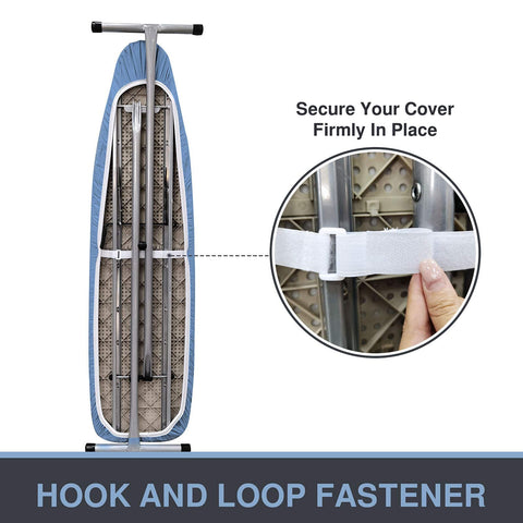 VividPaw padded blue cover delivers smooth ironing results and efficiency.