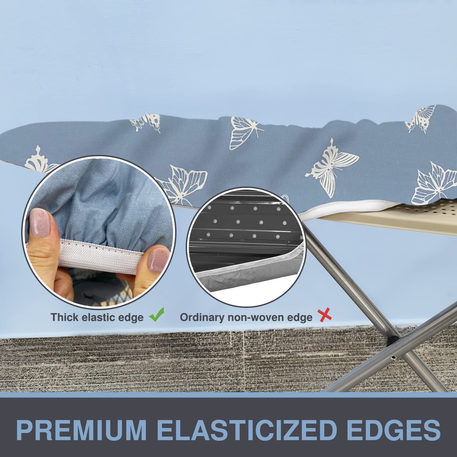 VividPaw ironing board cover with extra-thick padding for cushioned ironing