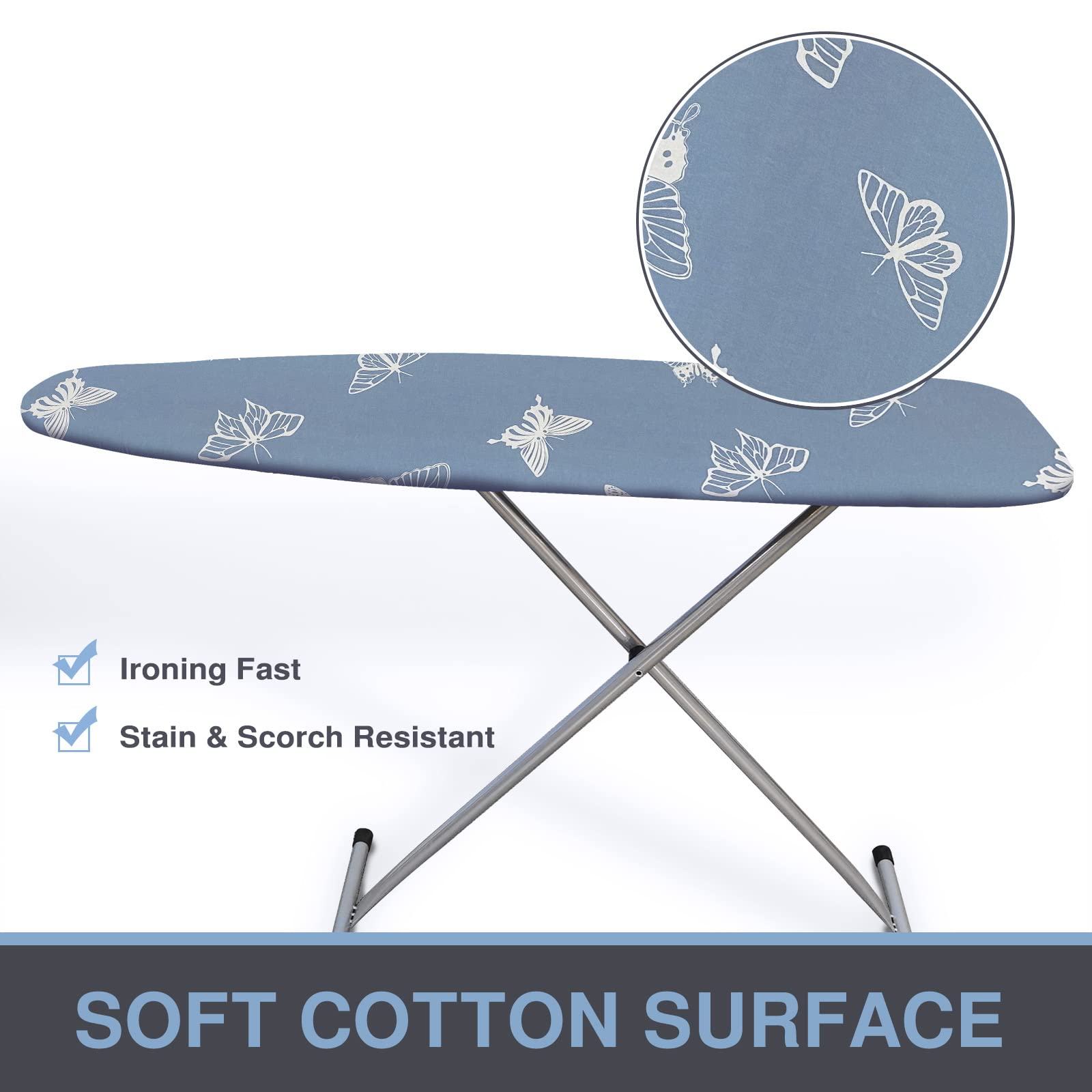VividPaw cover's heat-reflective coating speeds ironing with less heat exposure