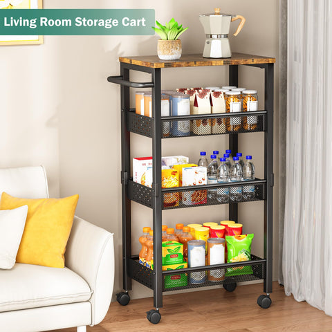 Vivihomety 360-degree swivel casters roll smoothly across rooms.