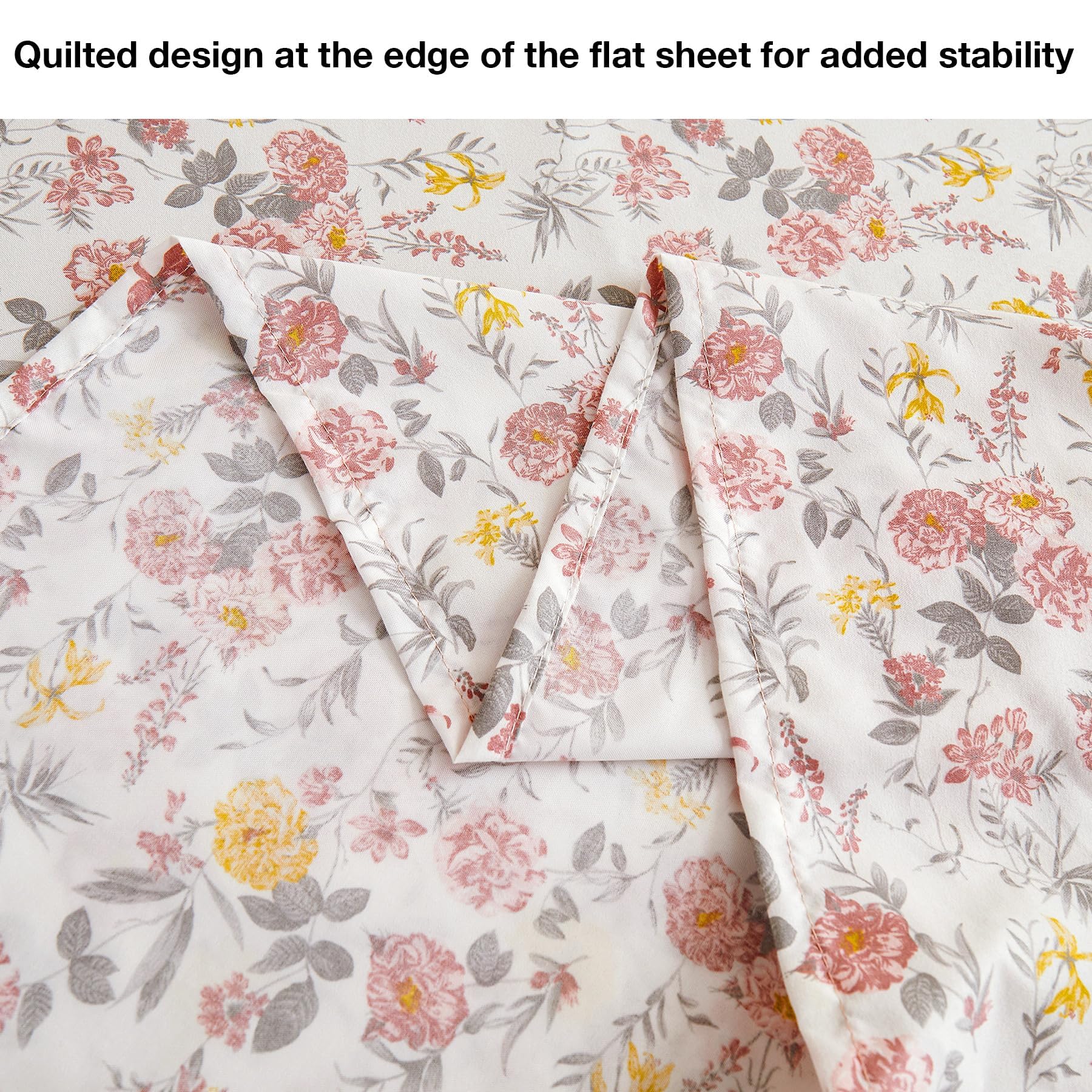 Viviland sheet care image showing cold wash and low heat dry.