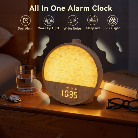 Vivilumens dual alarms for separate wake times