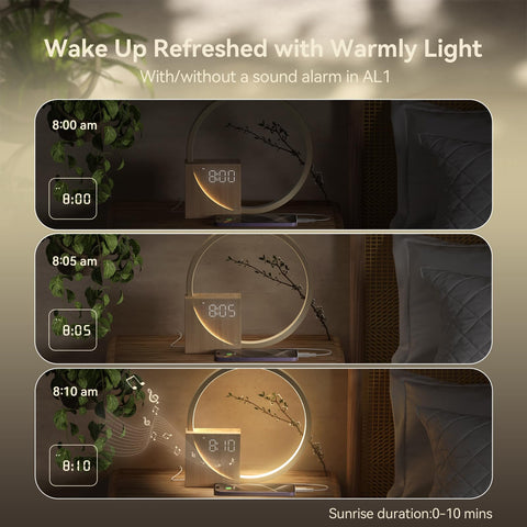 Vivilumens snooze mode aid supports easy wake for heavy sleepers