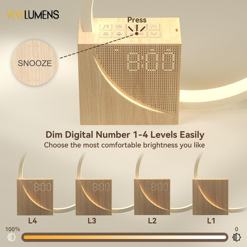 Vivilumens 30-60-90 minute timers help plan wind-down routines
