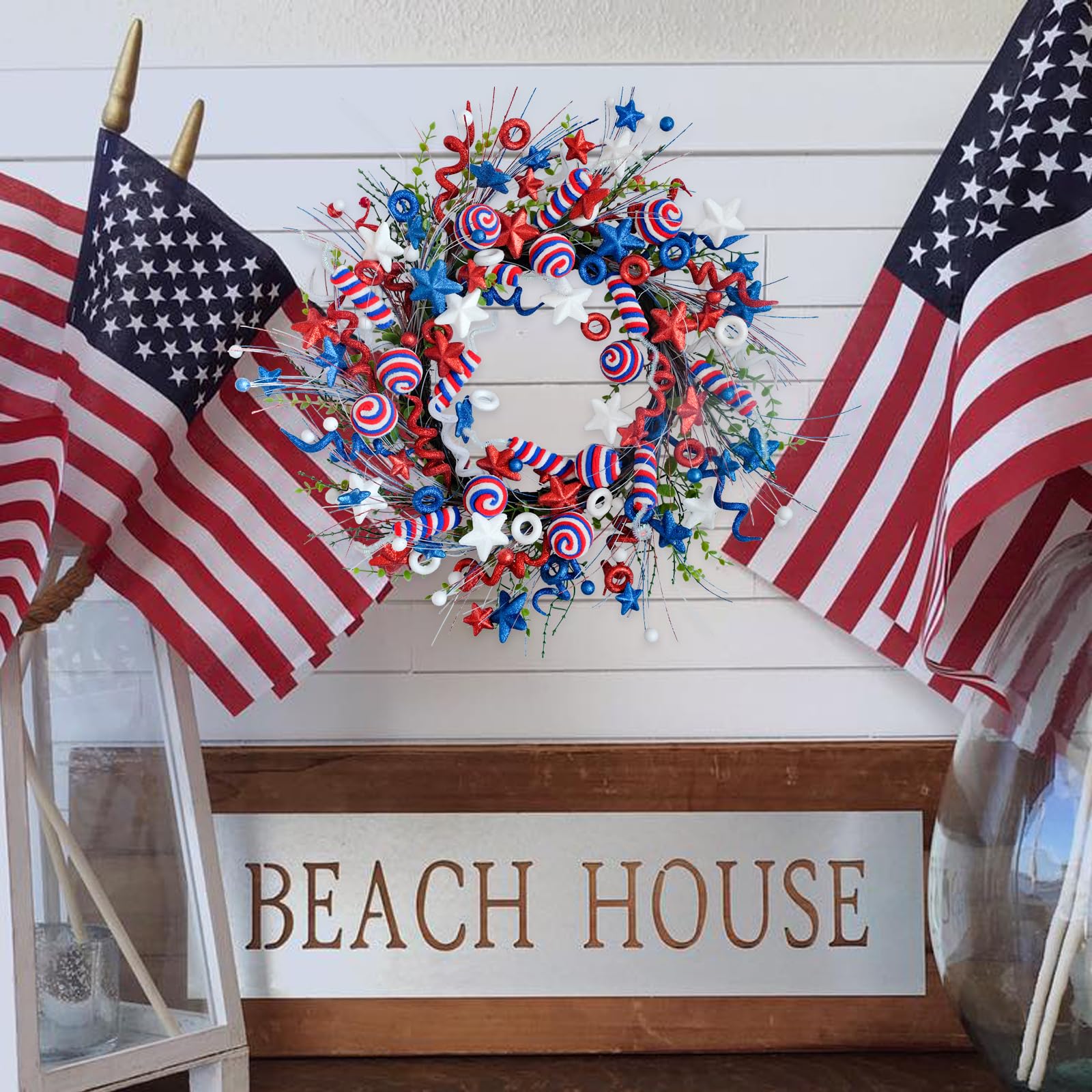 vivimemo patriotic party decor idea that invites guests.