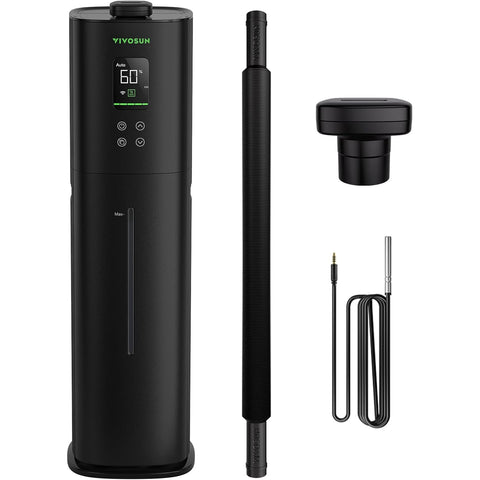 VIVOSUN AeroStream H09 front view humidifier, compact design for grow spaces and easy placement