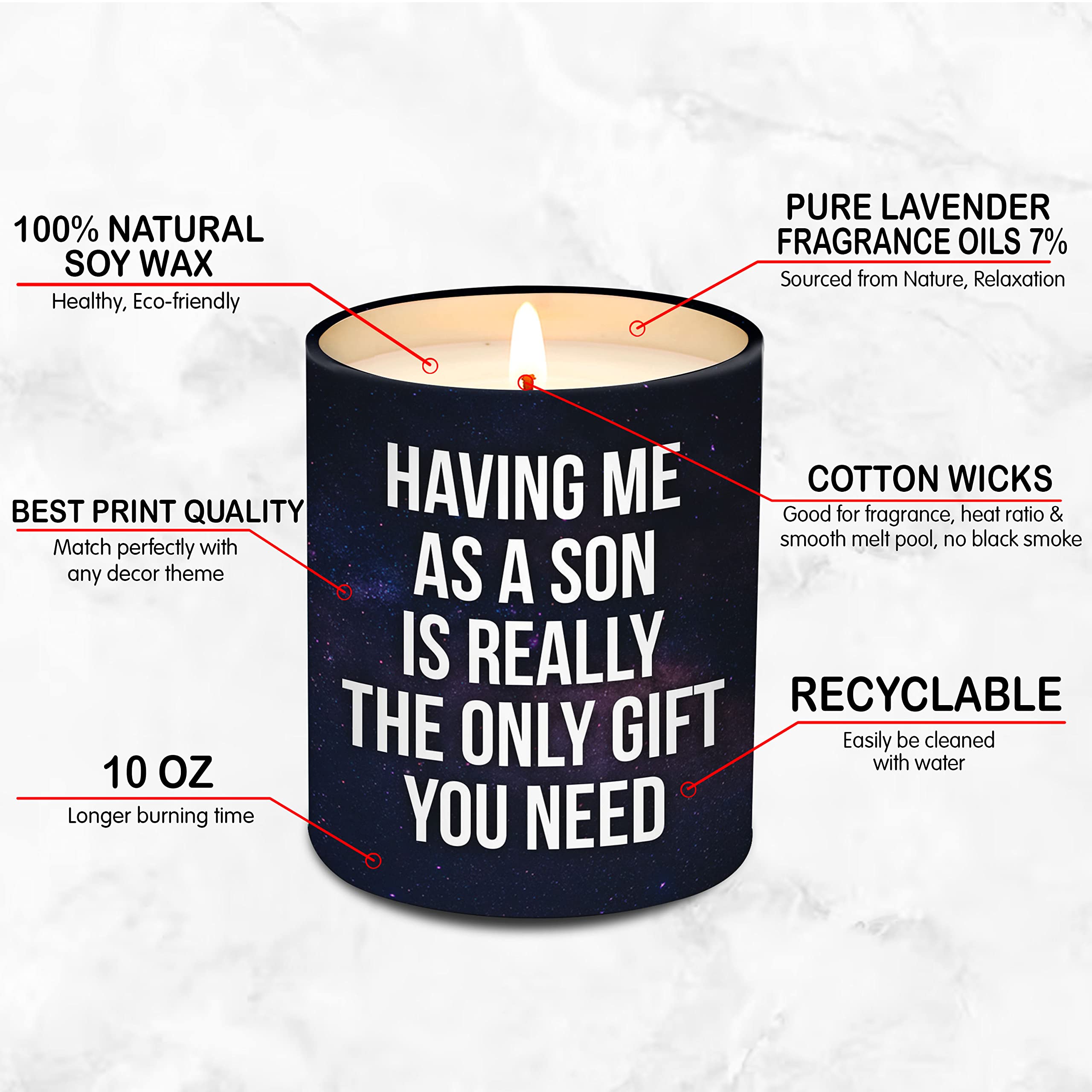 VIWIX gift-label with humorous quote for a lighthearted mom gift