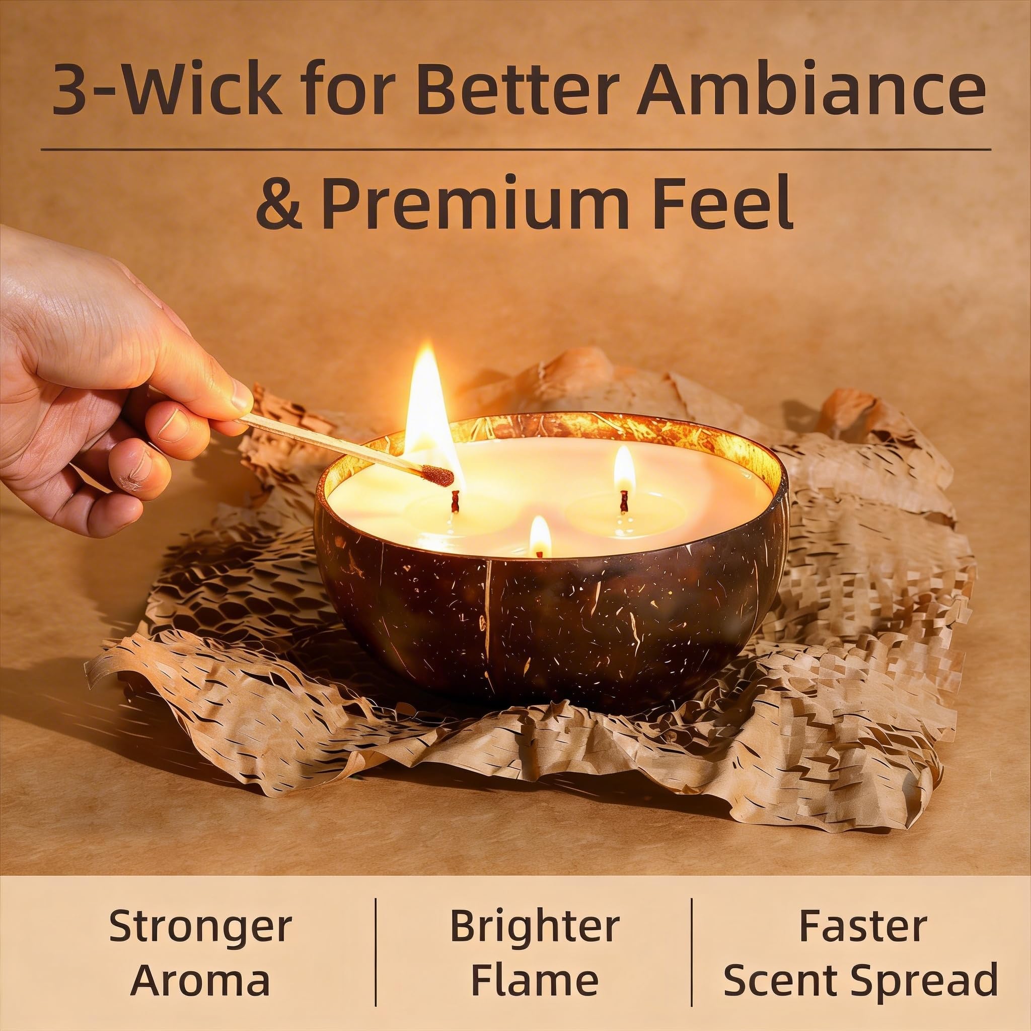 Viyffo outdoor and indoor candle blends fragrance, ambiance, and style.