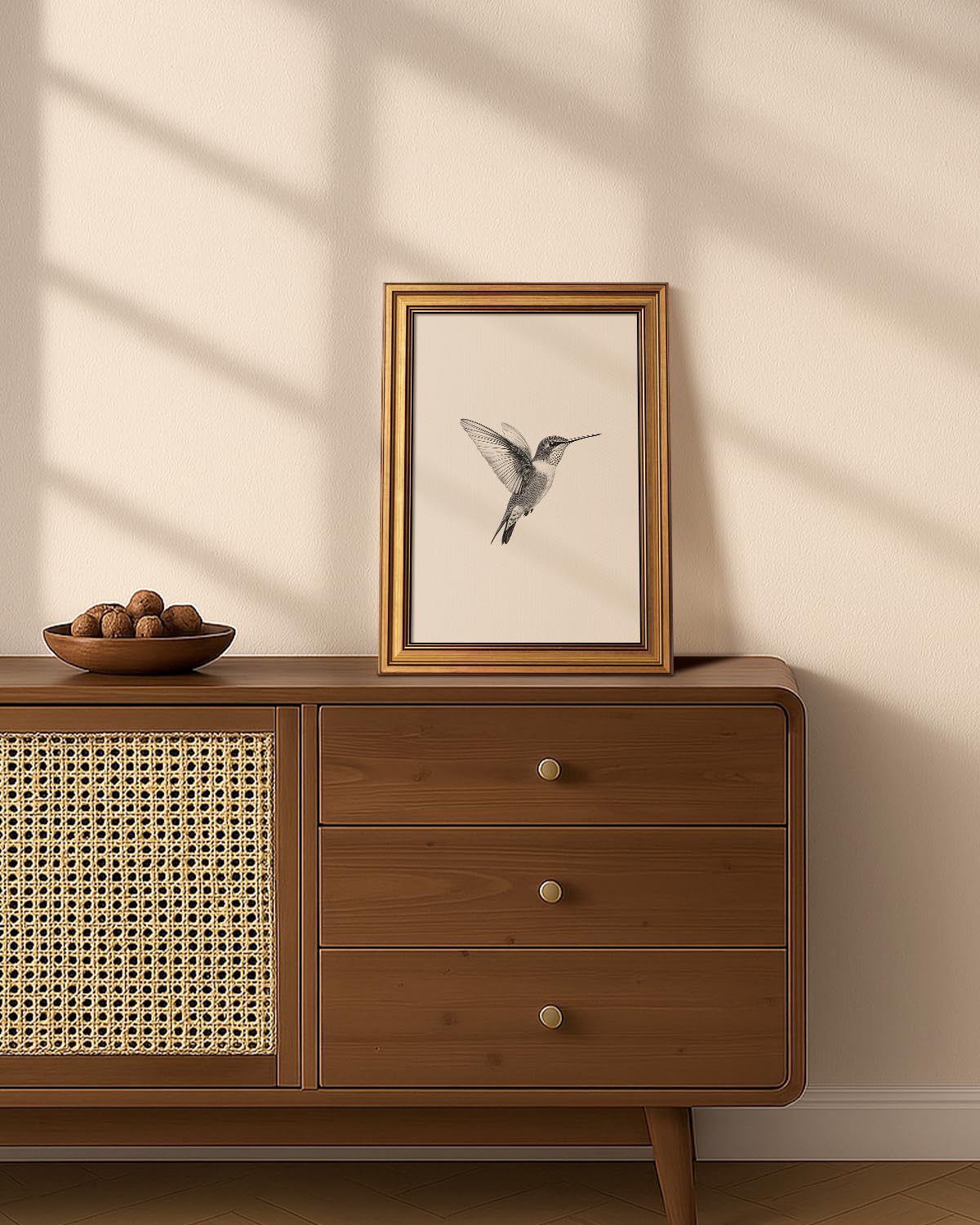 VIYYIEA living room decor with hummingbird motif invites relaxation