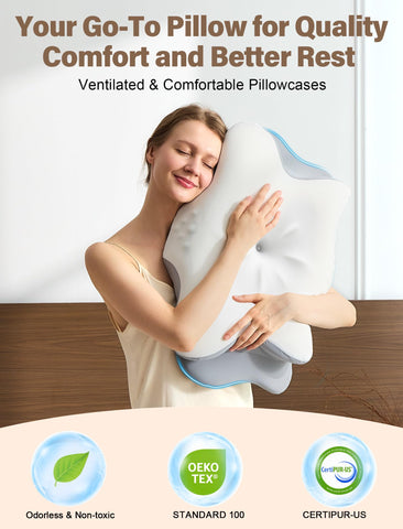 VJASD pillow arrives in a gift-ready box and expands after unpacking