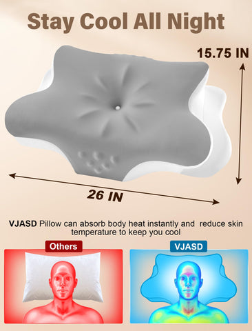 VJASD memory foam core close-up demonstrating durable, responsive support