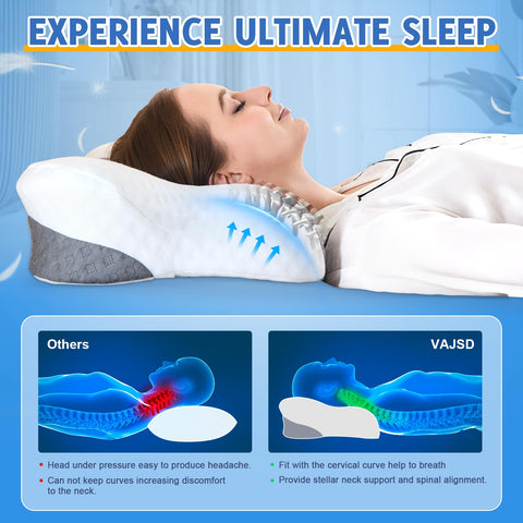 VJASD cooling pillowcase triple-layer design provides refreshing sleep