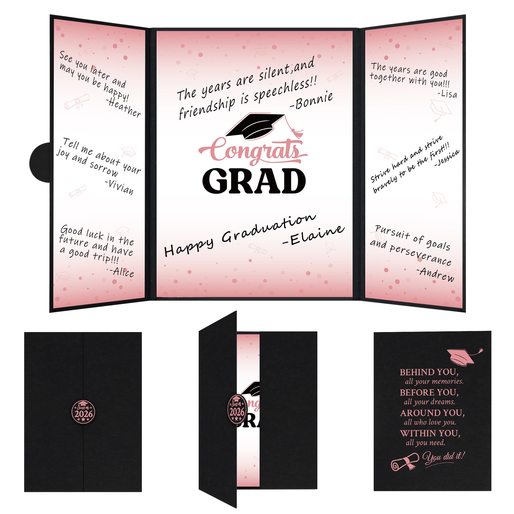 Vlipoeasn black matte balloons add elegant contrast to pink accents