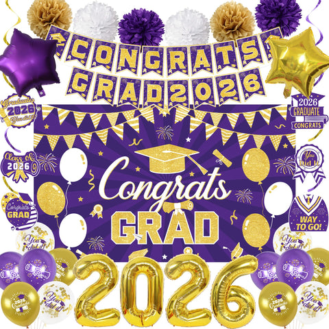Vlipoeasn class of 2026 backdrop creates a bold graduation photo backdrop.