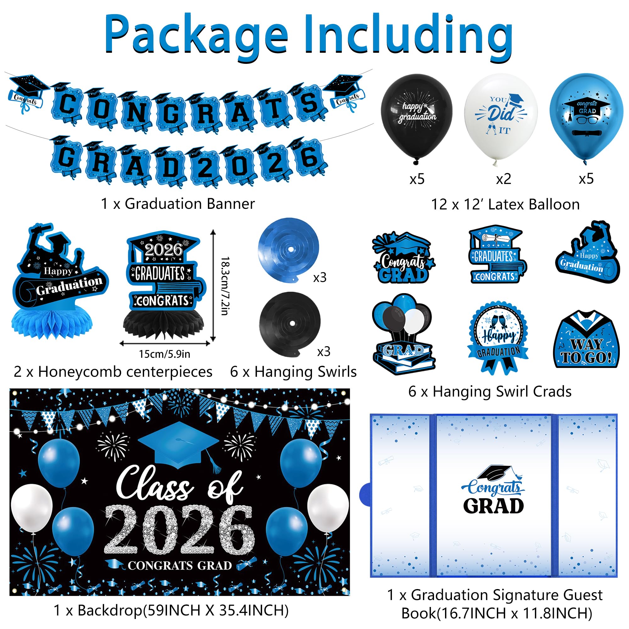 Vlipoeasn congrats grad 2026 banner enhances milestone announcements and photos.