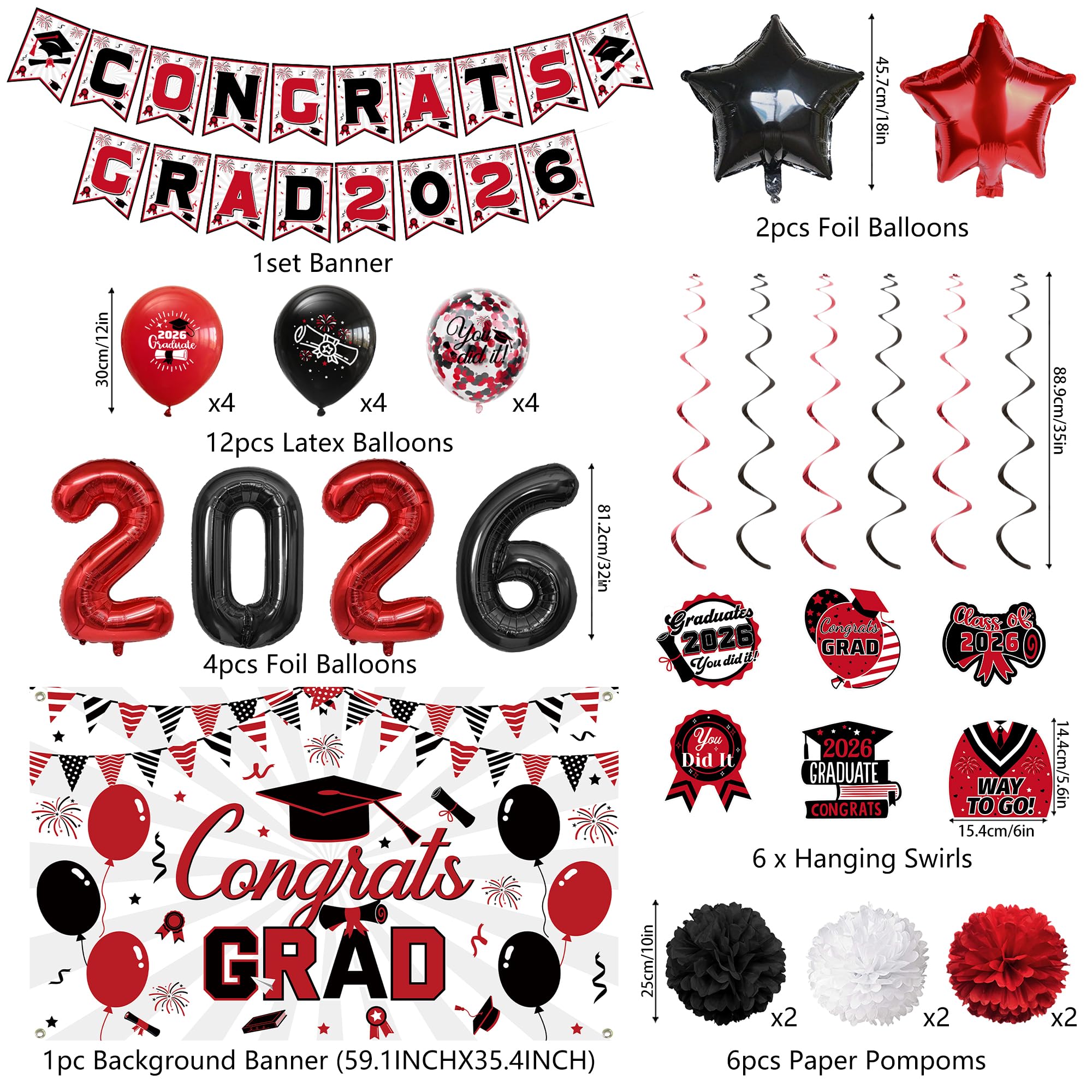Vlipoeasn congrats grad 2026 banner highlights milestone celebrations.