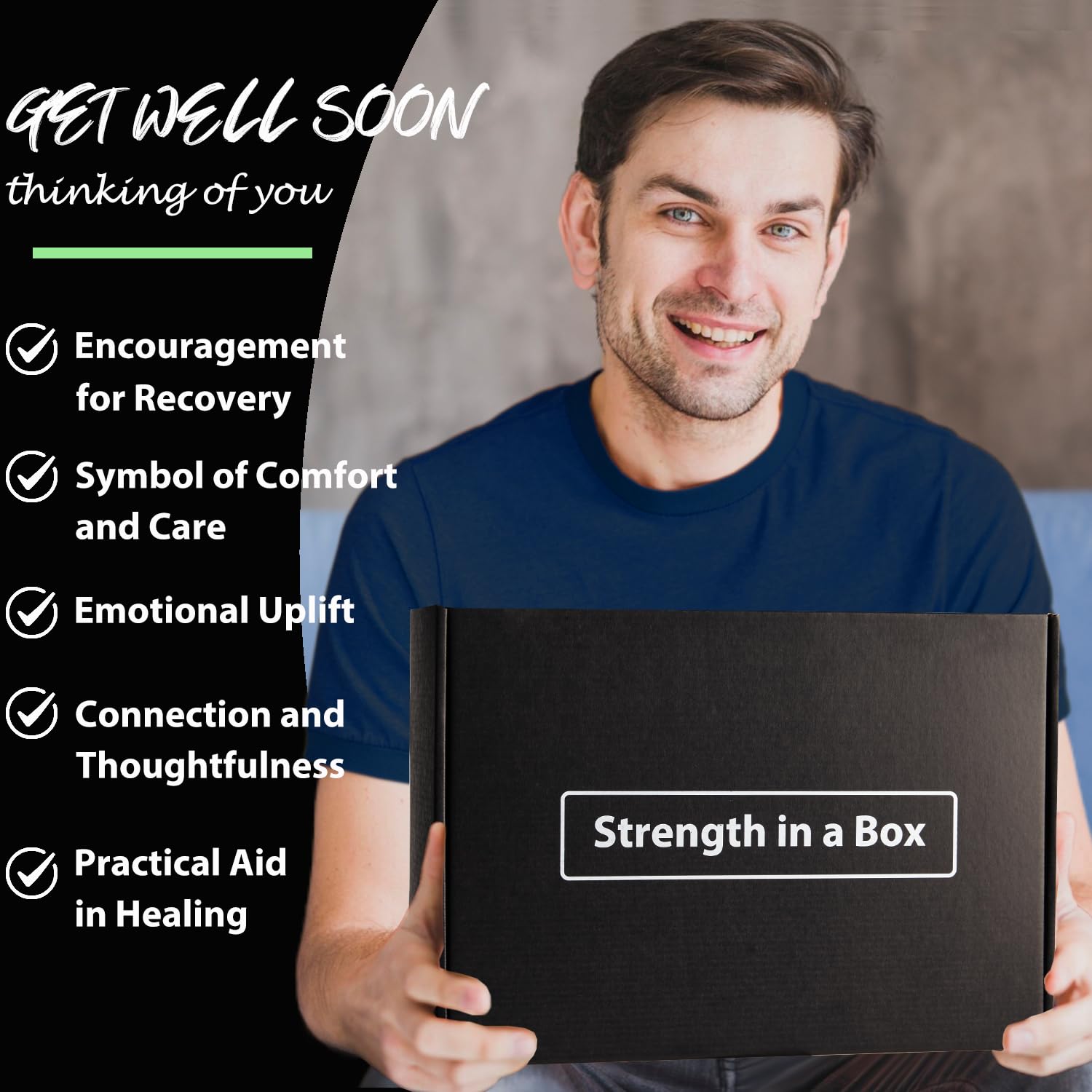 VLOMOT Get Well Soon card delivers thoughtful support for loved ones.