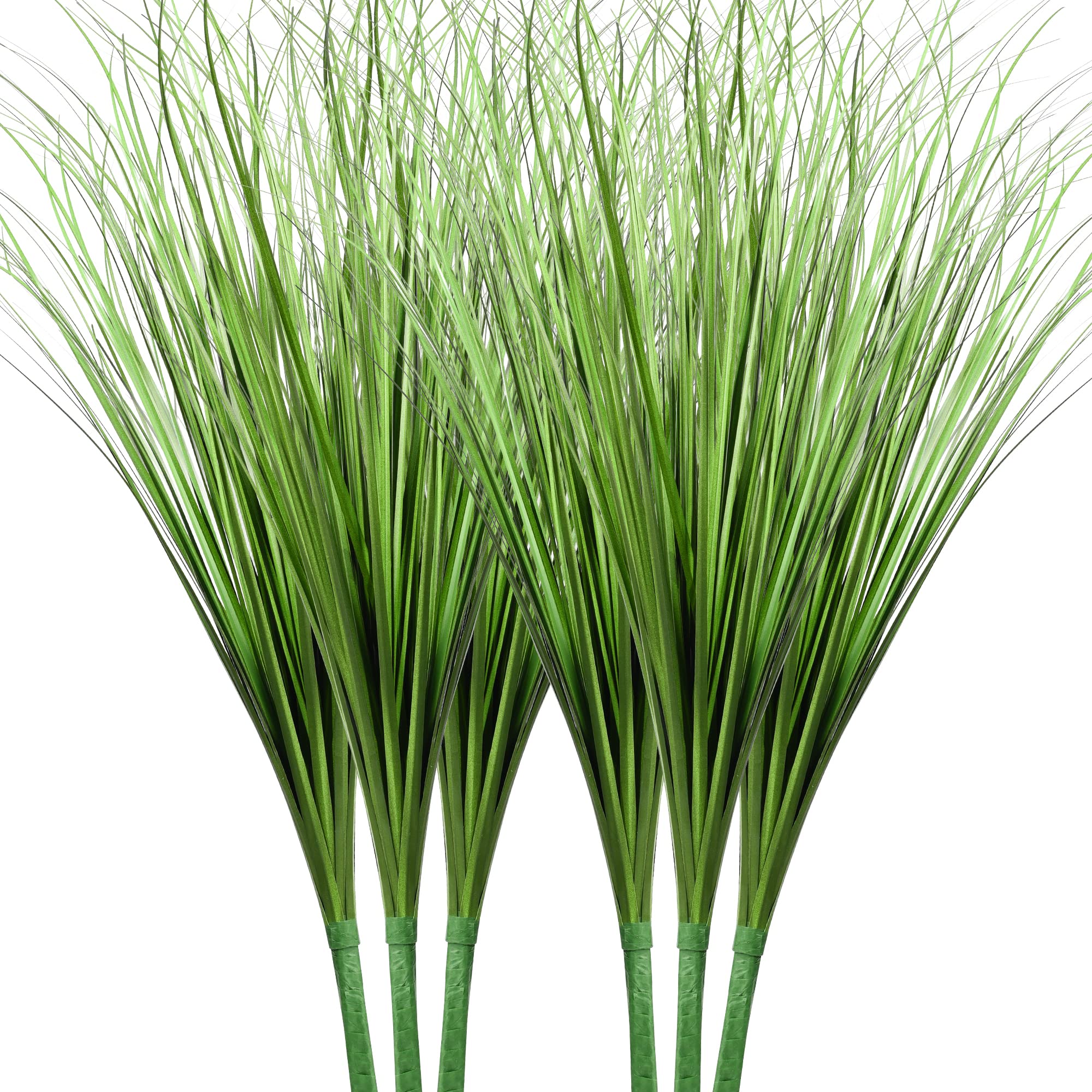 Vlorart 33-inch artificial grass six-pack for low-maintenance décor.