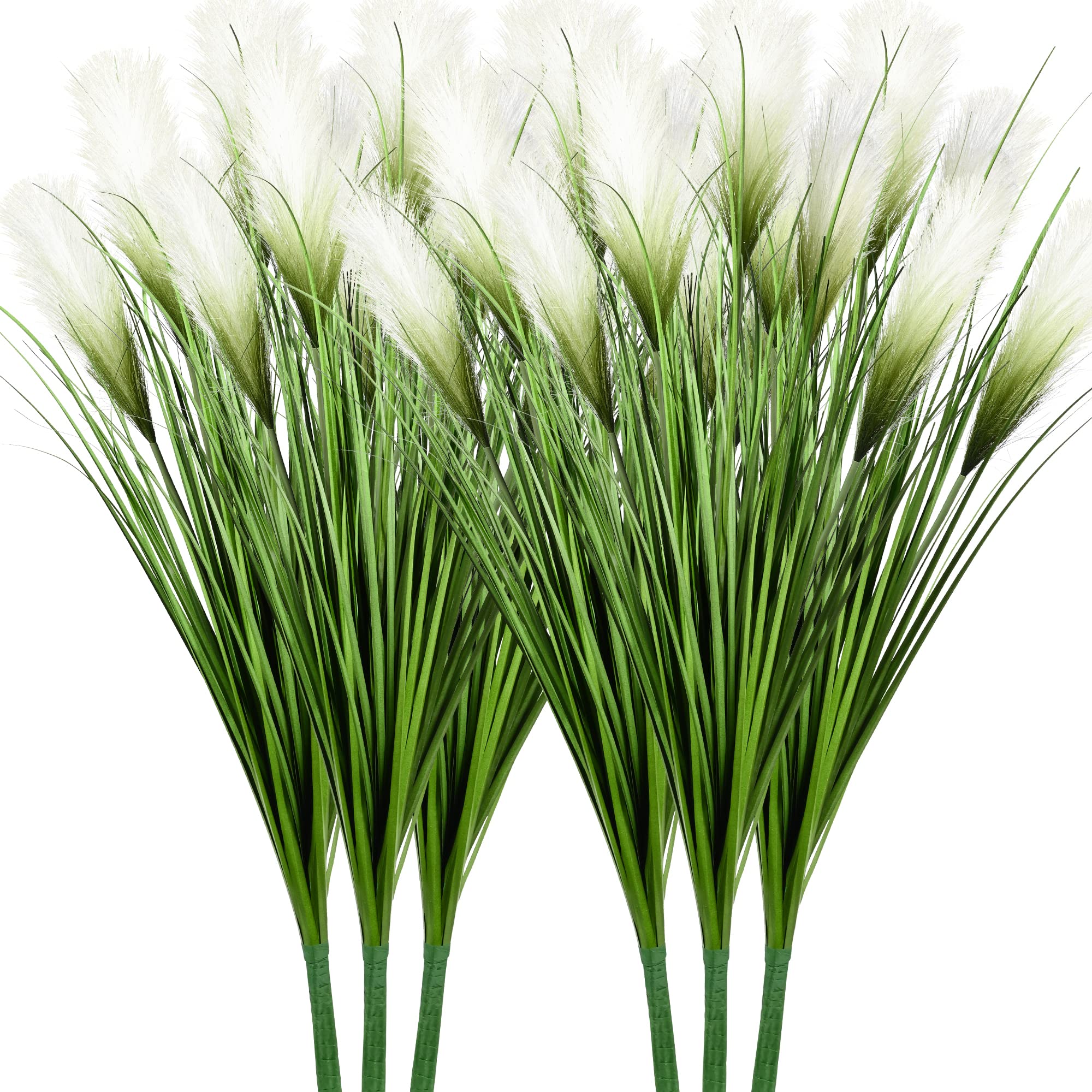 Vlorart 33-inch onion tall grass artificial plant to brighten indoor spaces without maintenance.