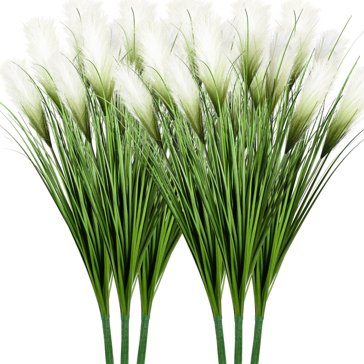Vlorart 33-inch onion tall grass artificial plant to brighten indoor spaces without maintenance.