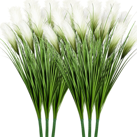 Vlorart 33-inch onion tall grass artificial plant to brighten indoor spaces without maintenance.