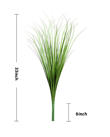 Vlorart wheat grass greenery six-bunch pack for indoor-outdoor accent.