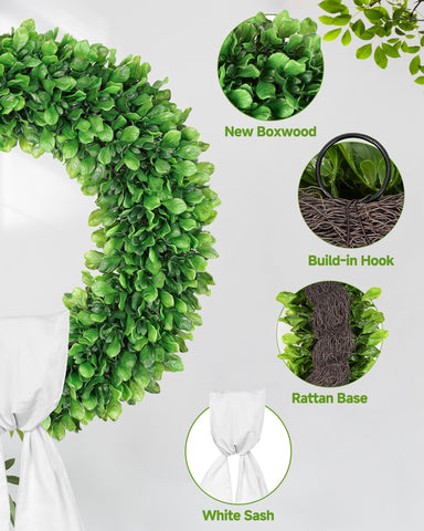 Wreath displayed on an indoor living room wall by Vlorart.