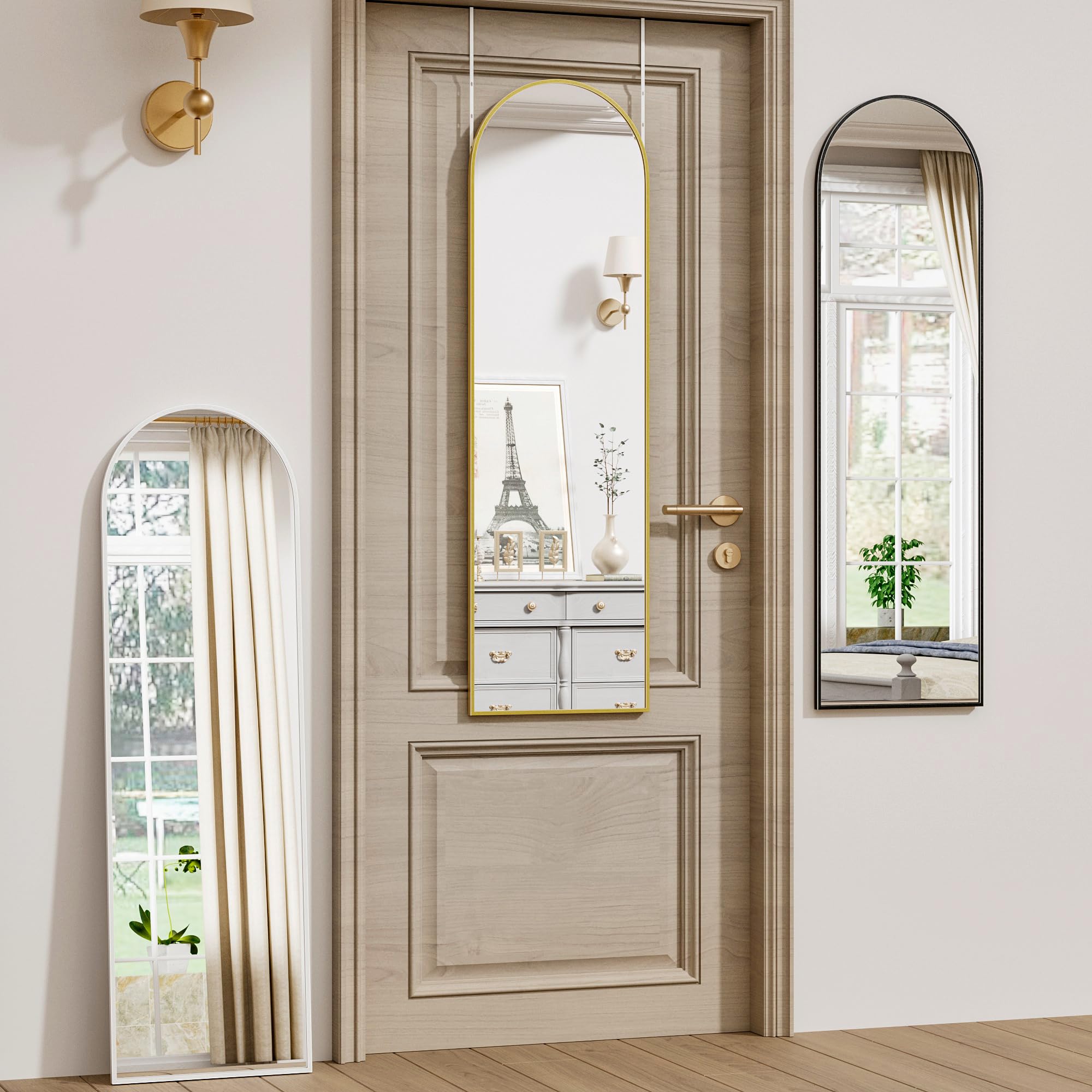 Vlush dressing area mirror setup suitable for closets