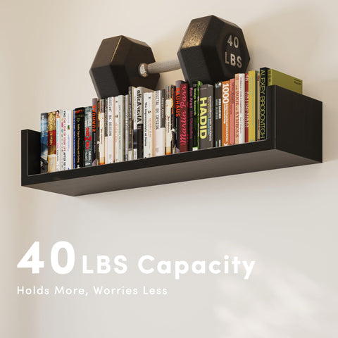 VMROF three-shelf arrangement forms a gallery-style display