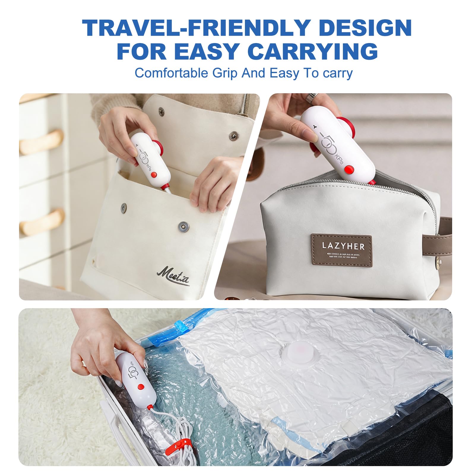 VMstr side-opening design facilitates easy clothing insertion.
