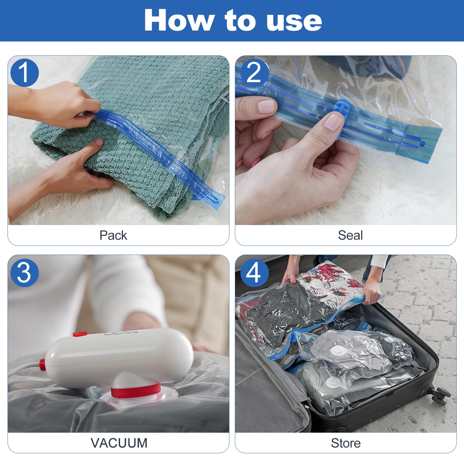 VMstr travel-friendly bags enable simple packing and space maximization.
