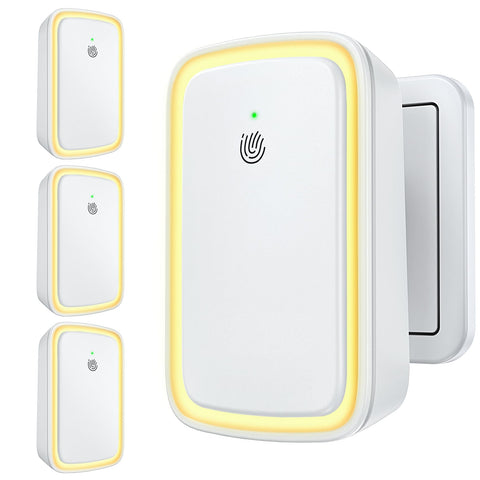 Vnitoz plug-in air ionizer 4pack at outlet purifies air instantly.