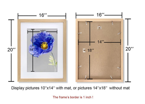 VNVNK 14x18 frame on dorm door or office wall adds tidy elegance.