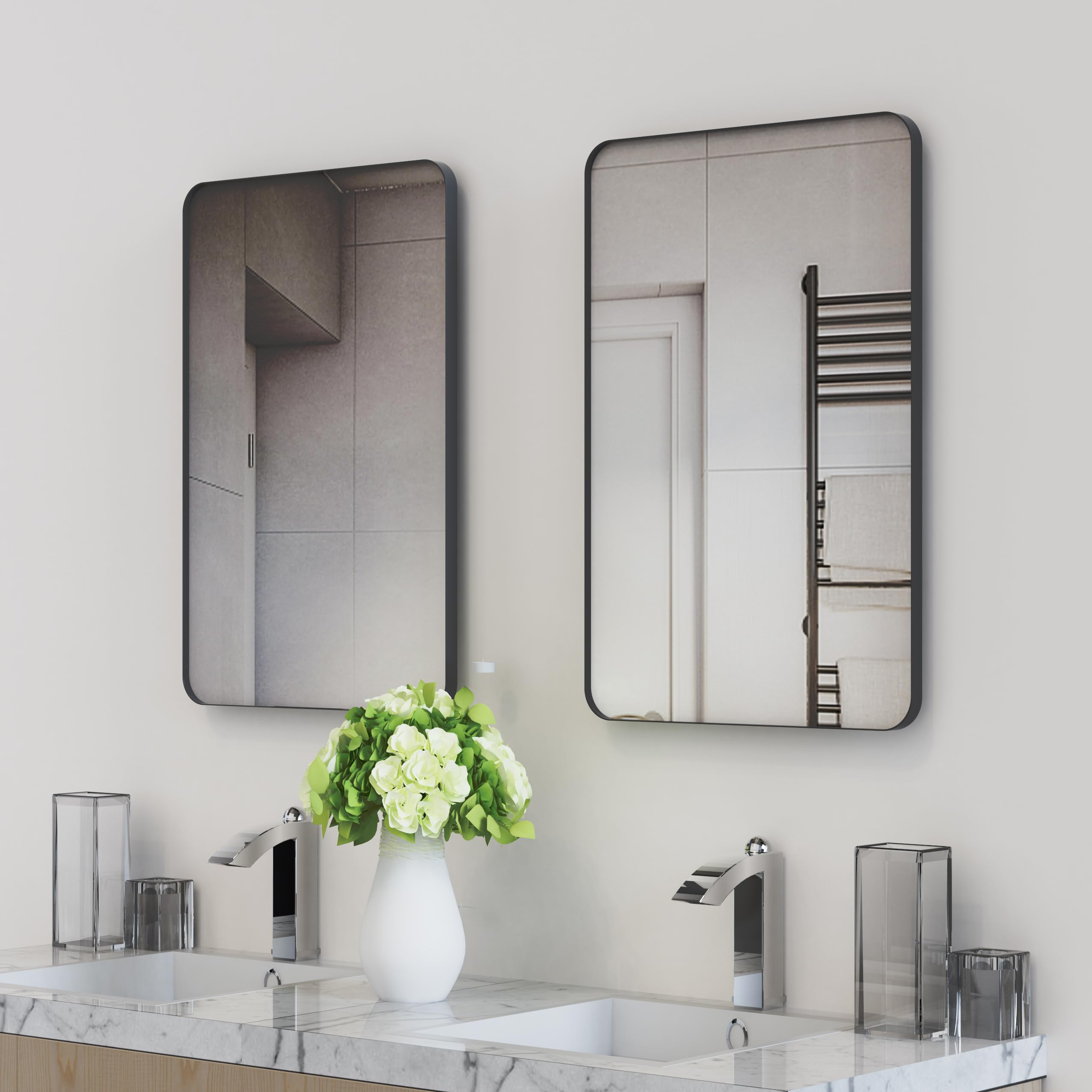 VocalStar shatterproof glass backing suitable for humid bathroom environments.
