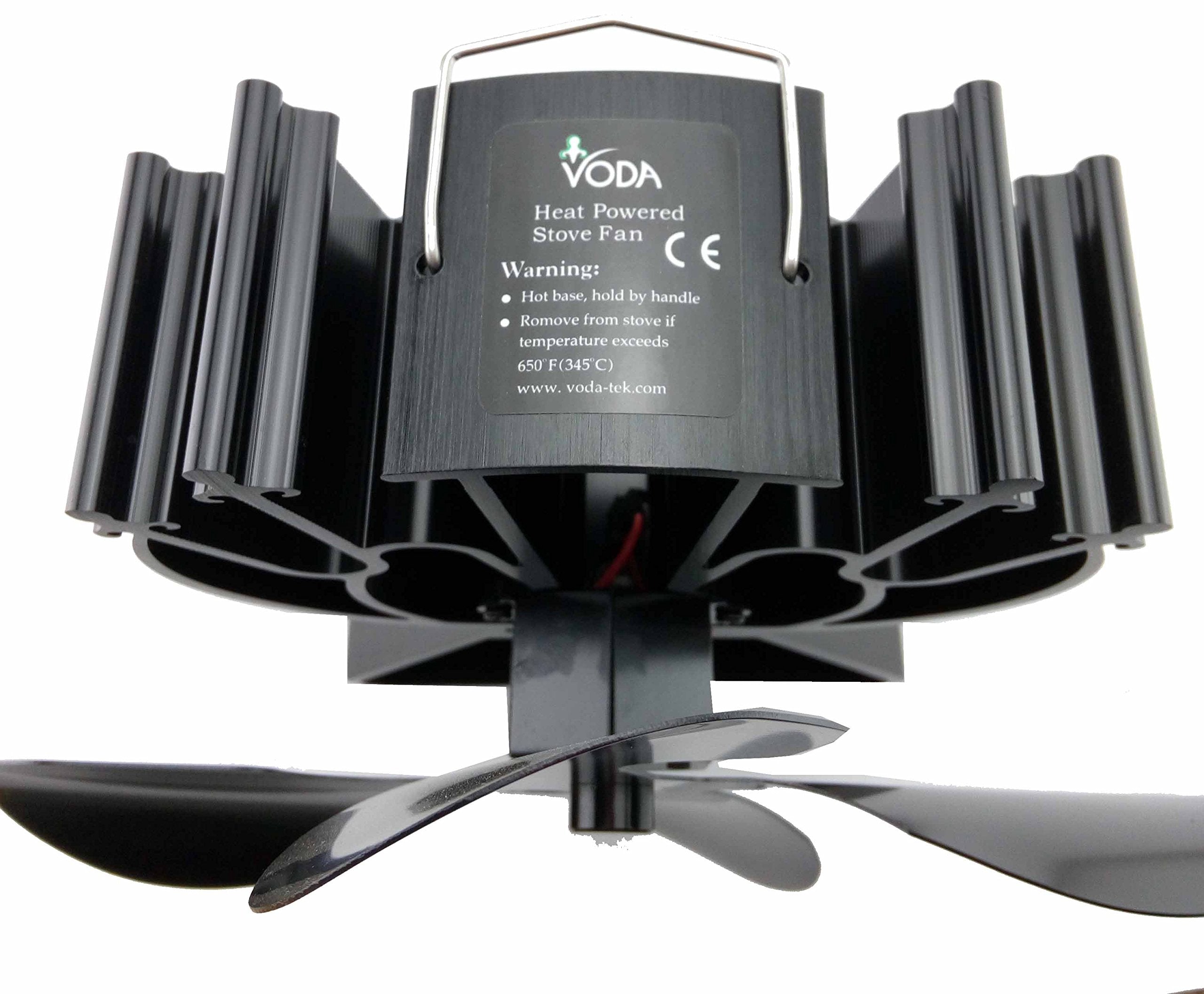 VODA compatible with wood, gas, and oil stoves.