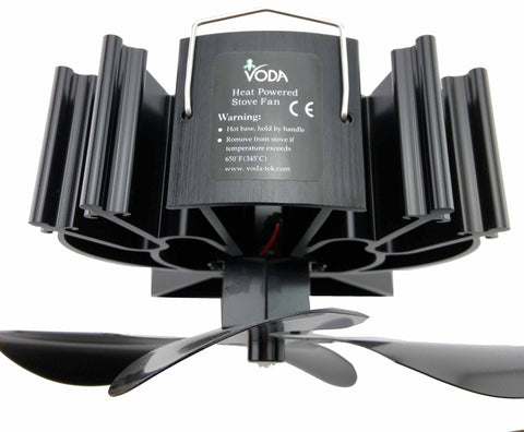 VODA compatible with wood, gas, and oil stoves.