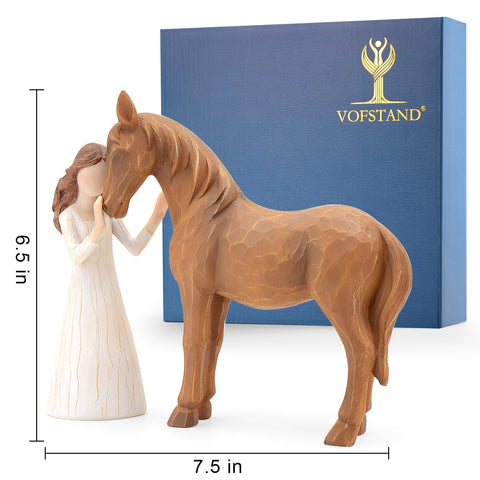 Vofstand western decor horse ornament adds elegant charm to any room.
