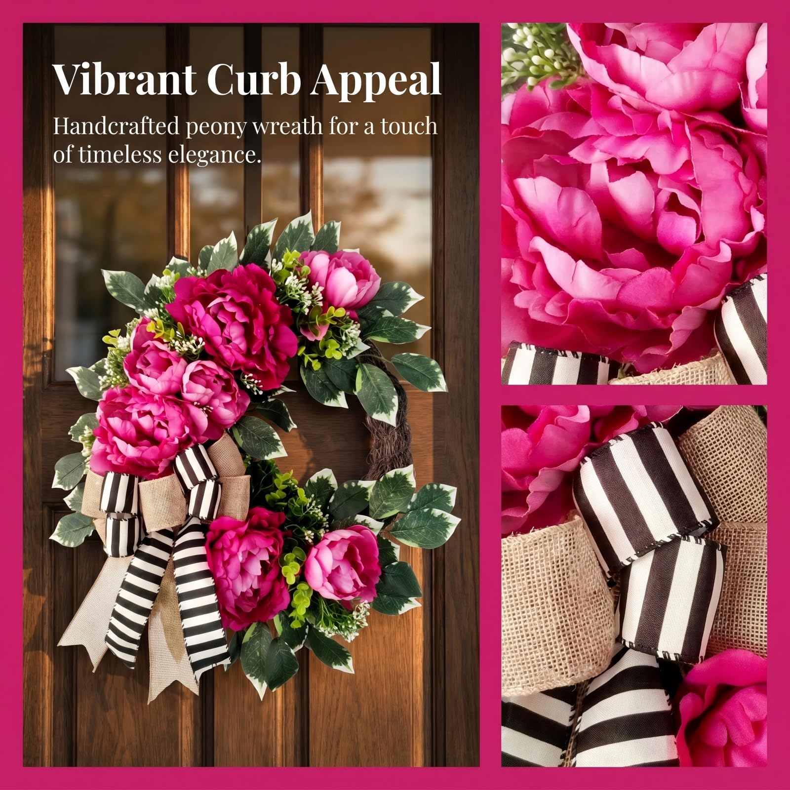 Vofuly door decor suited for entryways and porches.