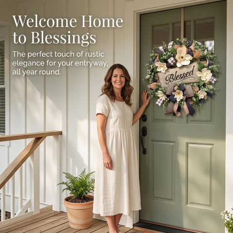 Vofuly front porch decoration idea for an inviting welcome.