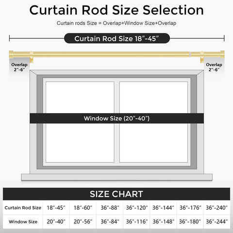 VOIIY modern minimalist curtain rod complements kitchen, bedroom, and living spaces.