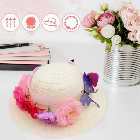 VoizVony tea party hats ribbon roll for finishing touches.