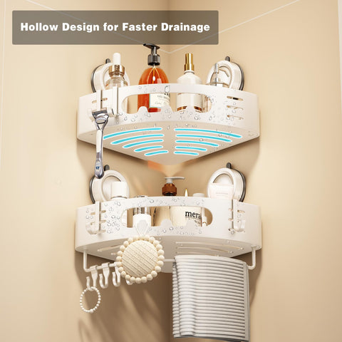 Voldra hollow aluminum frame resists rust for humid bathrooms.