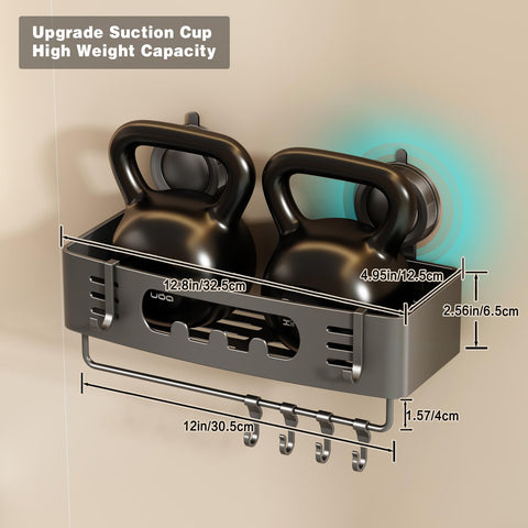 Voldra aluminum rust-proof shelf for durable bathroom storage